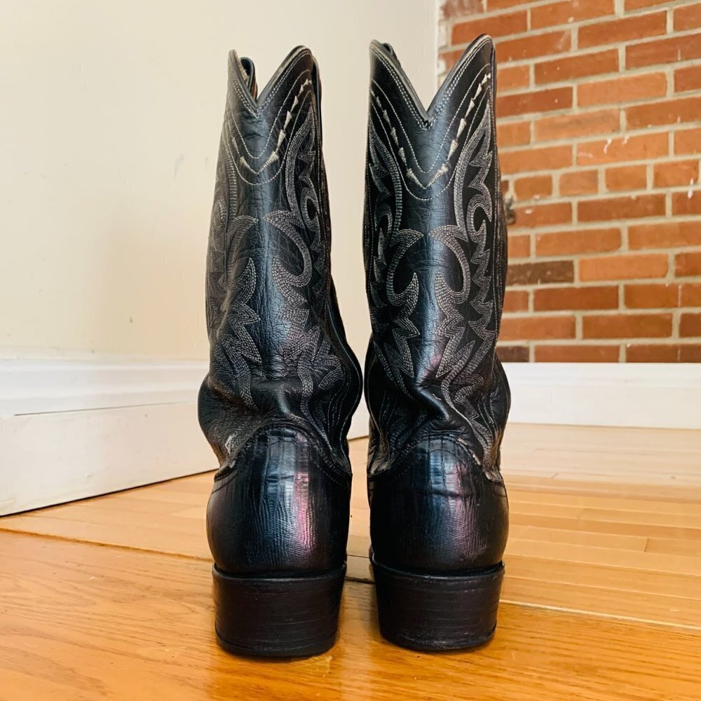 DAN POST Exotic Lizard Western Style Boot - Men's 10 D - Picture 7 of 11